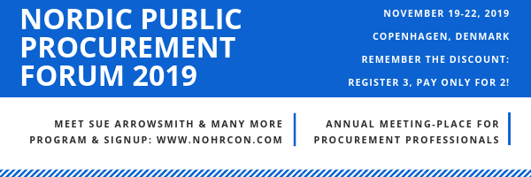 Nordic Public Procurement Forum 2019 - tærskelværdier