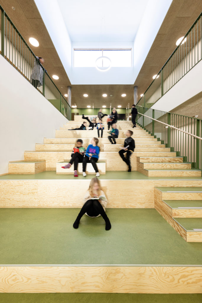 Årets skolebyggeri 2022 - Vrå Børne- og Kulturhus, Hjørring Kommune. Fotograf: Kontraframe. Kilde: AART architects.