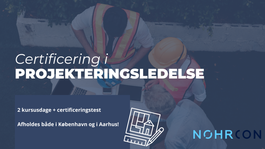Banner - Certificering i projekteringsledelse